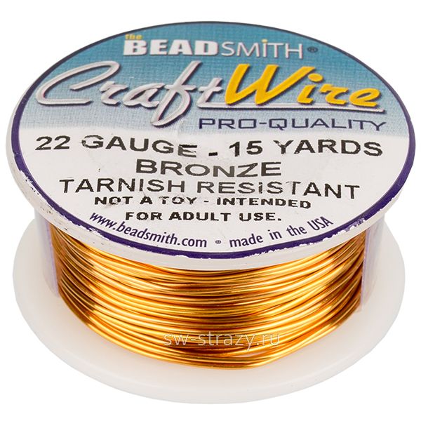 Проволока Craft wire Bronze (22GA-15Y)