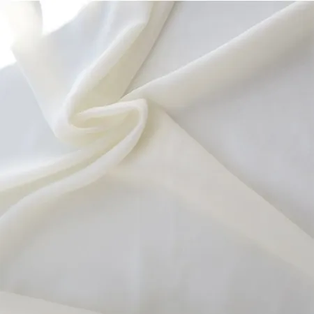 Креп-шифон 102 яично-белый Креп-шифон 102 яично-белый