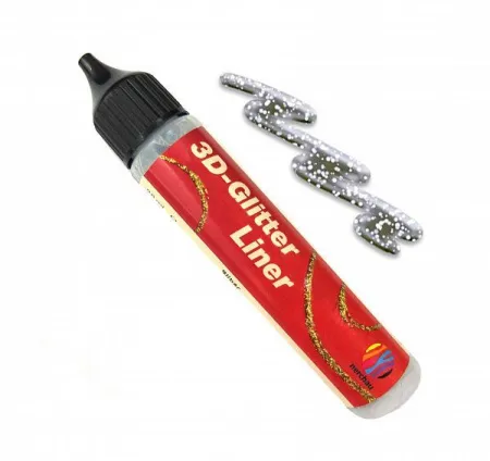 Glitter 3D Liner 28 ml Silver Glitter 3D Liner 28 ml Silver