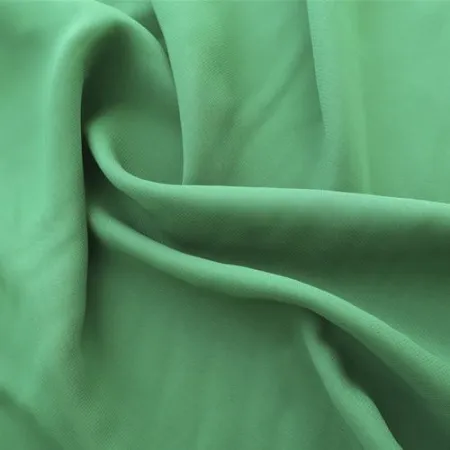 Креп-шифон 243 сияющий зеленый