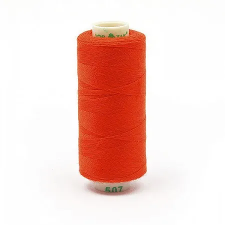 Нитки бытовые Dor Tak 40\2 цв. 507 оранжевый 366м 100% п\э