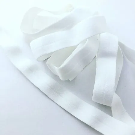 Резинка окантовочная 2 см. Цвет белый