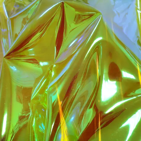 Винил прозрачный желтый радужный (10)