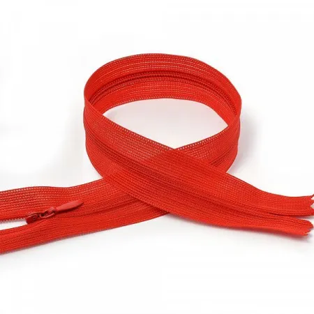 Молния потайная н\р красный F162 50 см Молния потайная н\р красный F162 50 см
