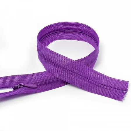 Молния потайная н\р т.сиреневый F339 50 см