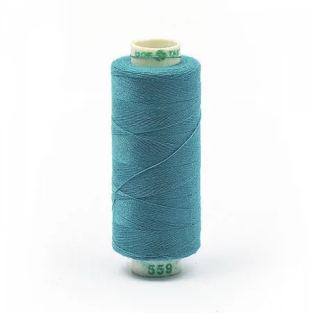 Нитки бытовые Dor Tak 40\2 цв. 559 бирюзовый 366м 100% п\э