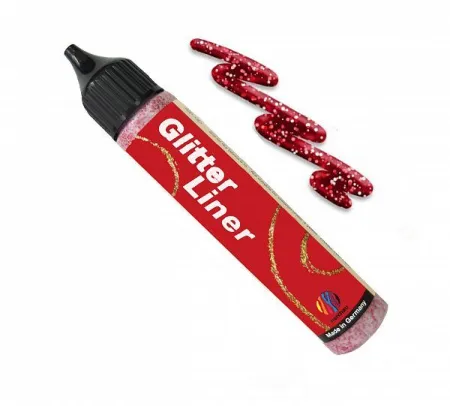 Glitter Liner 28 ml Red