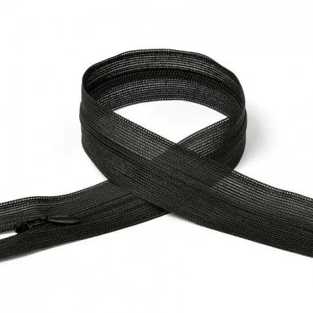 Молния потайная н\р черный F322 50 см