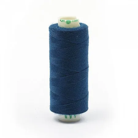 Нитки бытовые Dor Tak 40\2 цв. 691 бирюзовый 366м 100% п\э