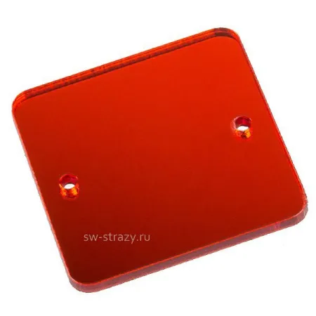 Зеркала акриловые пришивные (квадрат) красный Зеркала акриловые пришивные (квадрат) красный