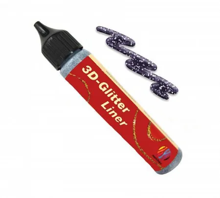 Glitter 3D Liner 28 ml Anthracite