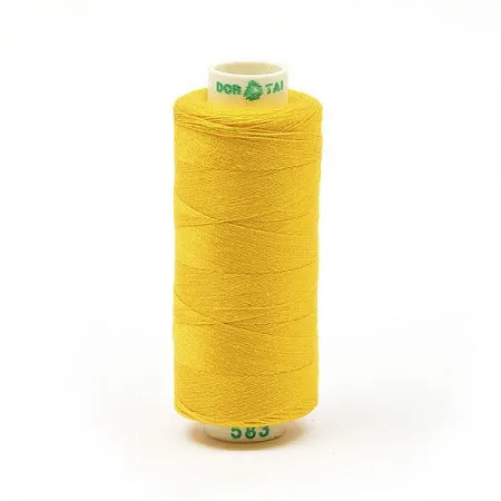 Нитки бытовые Dor Tak 40\2 цв. 583 желтый 366м 100% п\э