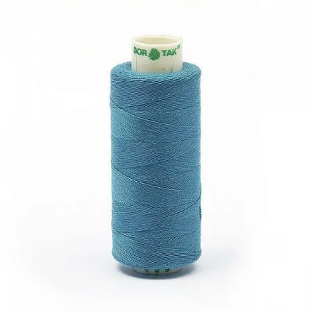 Нитки бытовые Dor Tak 40\2 цв. 688 голубой 366м 100% п\э