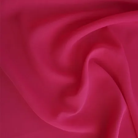 Креп-шифон 144 ярко-розовый