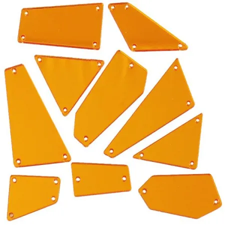 Набор фигурных зеркал 30 шт Mix 1 Sun