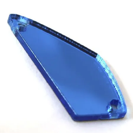 Зеркала акриловые пришивные (долька) синий