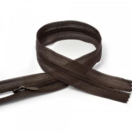Молния потайная н\р т.коричневый F304 50 см Молния потайная н\р т.коричневый F304 50 см