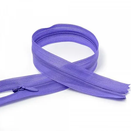 Молния потайная н\р сиреневый F171 50 см