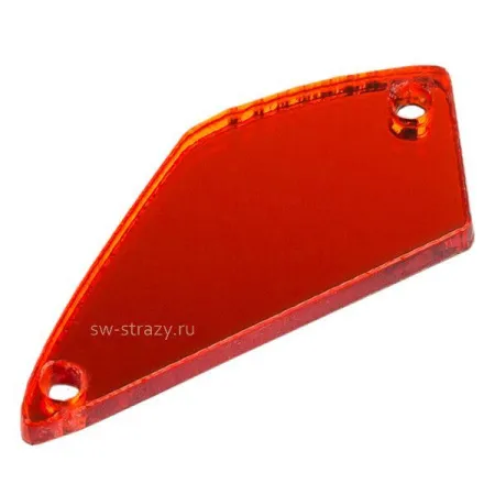 Зеркала акриловые пришивные (долька) красный