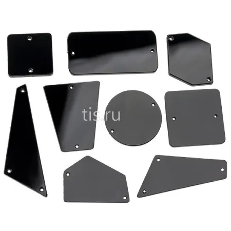 Набор зеркал акриловых пришивных 30 шт (черный) пластик Набор зеркал акриловых пришивных 30 шт (черный) пластик